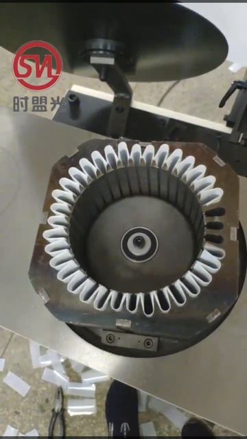 Stator paper insertion machine #statorwindingmachine #motorwindingmachine смотреть онлайн
