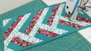 Отличное и легкое шитье. Лоскутное шитьё с красивым и простым рисунком для начинающих.