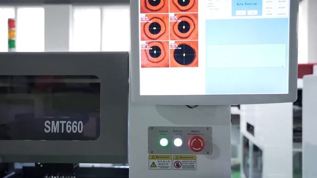 Установщик компонентов SMT660 с 6 головками и 64 питателями