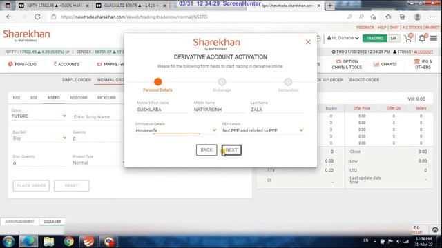 OPTION AND FUTURE SEGMENT ACTIVATION FROM SHAREKHAN WEBSITE. смотреть онлайн