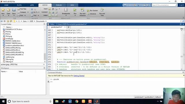 Tutorial aplikasi perhitungan gerak parabola menggunakan MATLAB | Arif Ramadhan смотреть онлайн