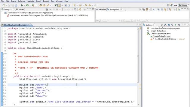 TAMIL ECLIPSE SHORT CUT KEY CTRL M MAXIMIZE MINIMIZE WINDOW DEMO