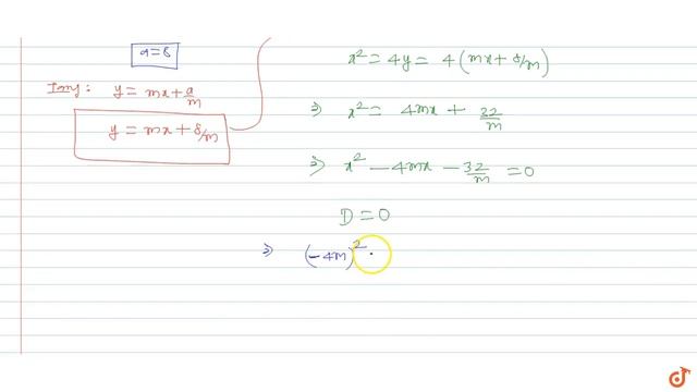 Find the equation of the common tangent to the parabolas `y^2= 32x` and `x^2 = 4y`