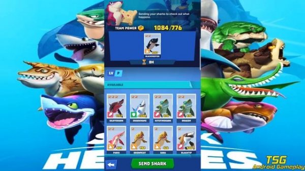 Hungry Shark Heroes - UNLOCKING SHARKS & BREEDINGS SHARKS | Android Gameplay [FHD]