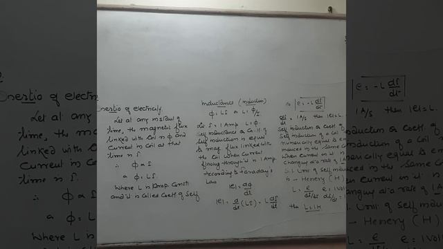 SELF INDUCTION,   Electromagnetic Induction , Induced Emf....