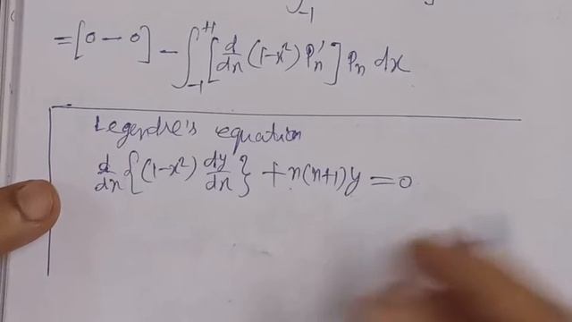 Prove that: integrate -1 to+1 (1-x^2) (P'n) ^2dx=2n(n+1)/(2n+1) смотреть онлайн