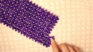 Плетём сумку,из Хрустальных бусин.МК.Часть 1 #сумкиизбусин #сумки #сумкиназаказ