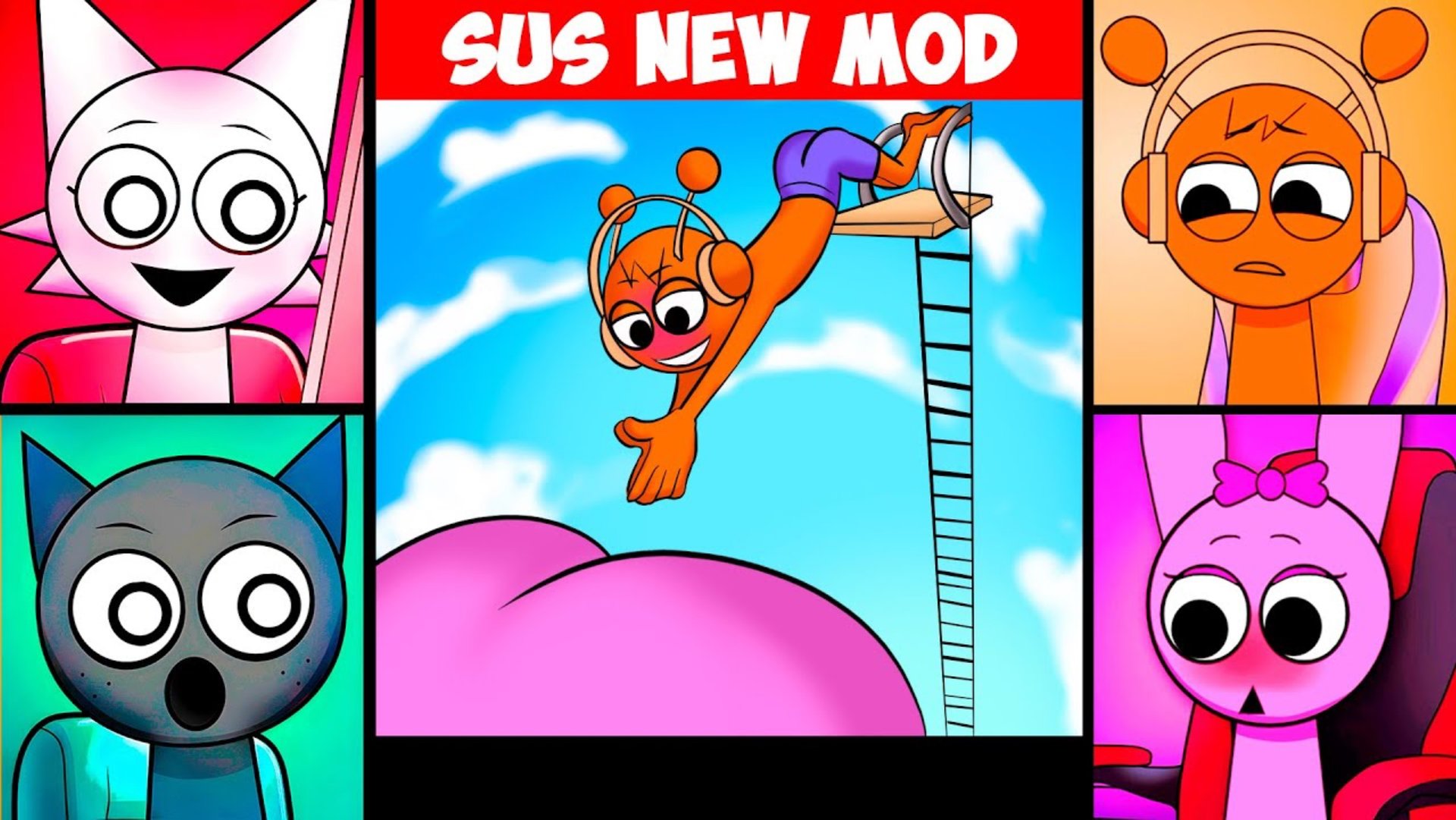 ИНКРЕДИБОКС СПРУНКИ Sprunki Incredibox OREN & PINKI & WENDA and GRAY React to SUS Sinner Mod смотреть онлайн