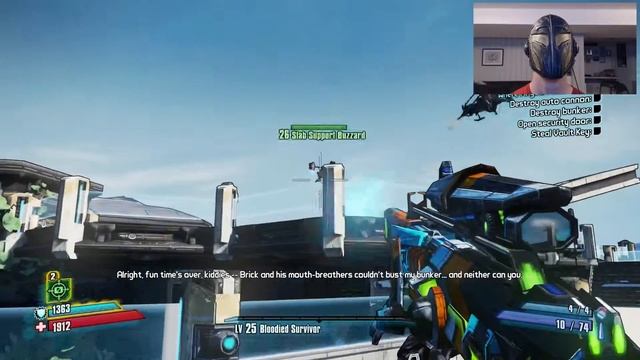 Borderlands 2: Walkthrough W/ Commentary [Part 25 - Bunker Is A Ship!] 1080p HD