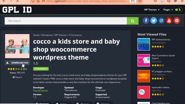 Cocco A Kids Store And Baby Shop Woocommerce Wordpress Theme смотреть онлайн