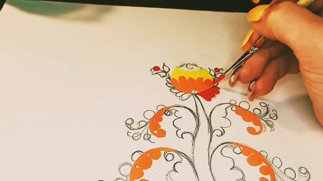 9 Урок - Практика Древо Жизни в Борецкой росписи (Часть 2) смотреть онлайн