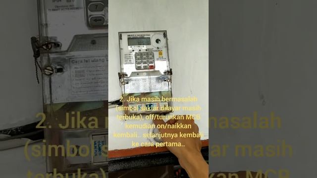 Kwh meter prabayar menyala tapi tidak ada arus listrik yang masuk ke rumah || cara mengatasinya смотреть онлайн