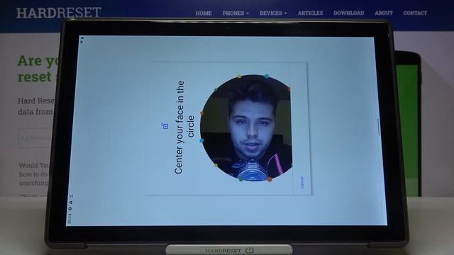 Set Up Face Unlock – Face ID On BLACKVIEW Tab 8