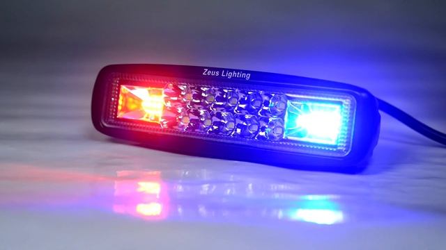 LED Red White Blue First Responder Lighting From Zeus Lighting смотреть онлайн