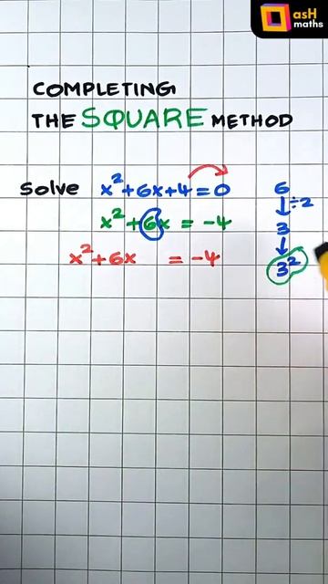 Completing The Square Method | Quadratic Equation | asH maths смотреть онлайн