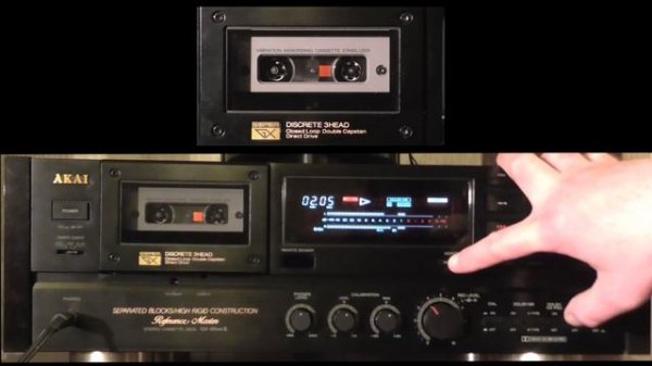 AKAI GX-95 MKII - Kate Bush - Sat in Your Lap from vinyl to Maxell XLII - Real time A/B comparison