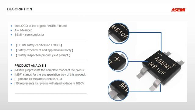 What is the difference between MB10F and MB10S rectifier bridges? ASEMI смотреть онлайн