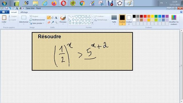 Exponentielles et Logarithmes - Résoudre (1/2)^x stric plus grand que 5^(x+2) смотреть онлайн