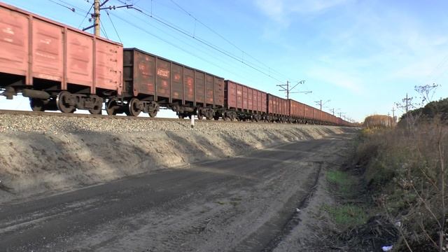 ВЛ10к двойной тягой с кольцовкой смотреть онлайн