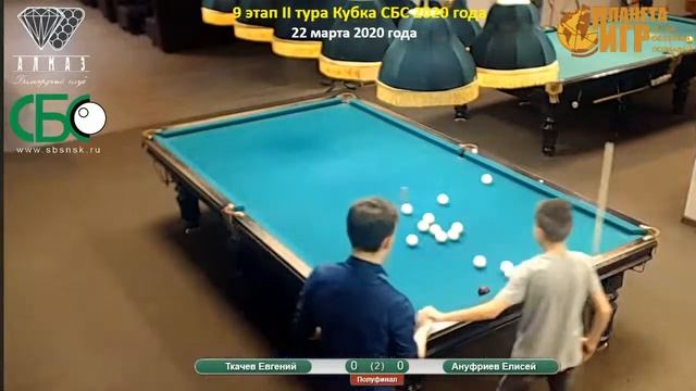 Ануфриев - Ткачёв. 9 этап II тура Кубка СБС 2020 года. смотреть онлайн