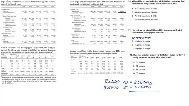 Högskoleprovet 2014 04 05 Provpass 4 Kvantitativ del Uppgift 39 смотреть онлайн