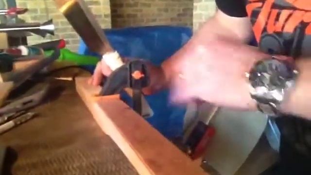 Cigar box guitar fun with Birdwood guitars. Sawing fret boards for fretting смотреть онлайн