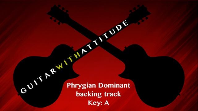 Phrygian dominant backing track in a key of A смотреть онлайн