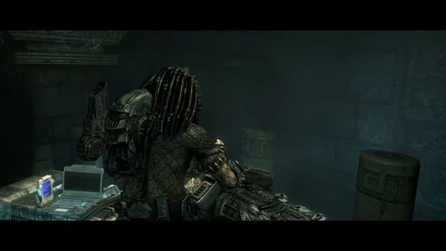 Прохождение Aliens vs Predator: Хищник - Часть 6 (Пирамида) / Босс: Отродье [ФИНАЛ] смотреть онлайн