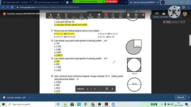 Pra PAS Matematika Kelas 6 Mi Pembangunan. Latihan Ishlah Paket 4 смотреть онлайн