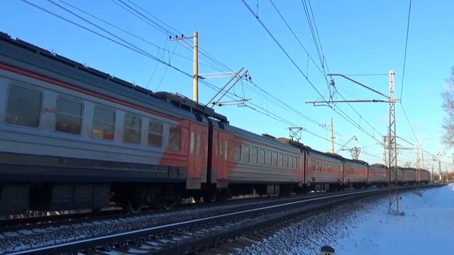 Электропоезд ЭД4М-0469 смотреть онлайн