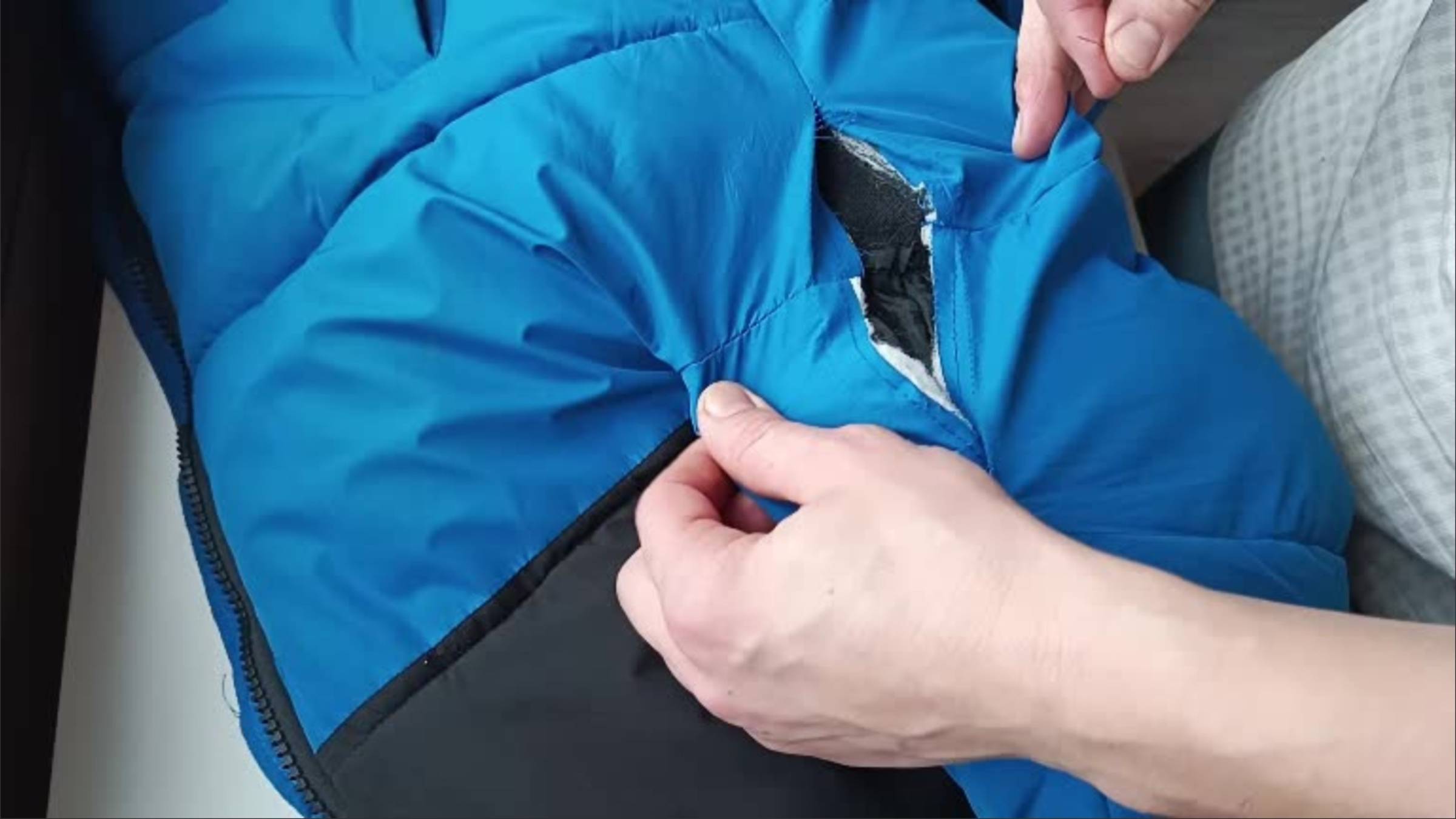 Скрытый шов. Зашиваем подмышку у куртки без распарывания подкладки смотреть онлайн