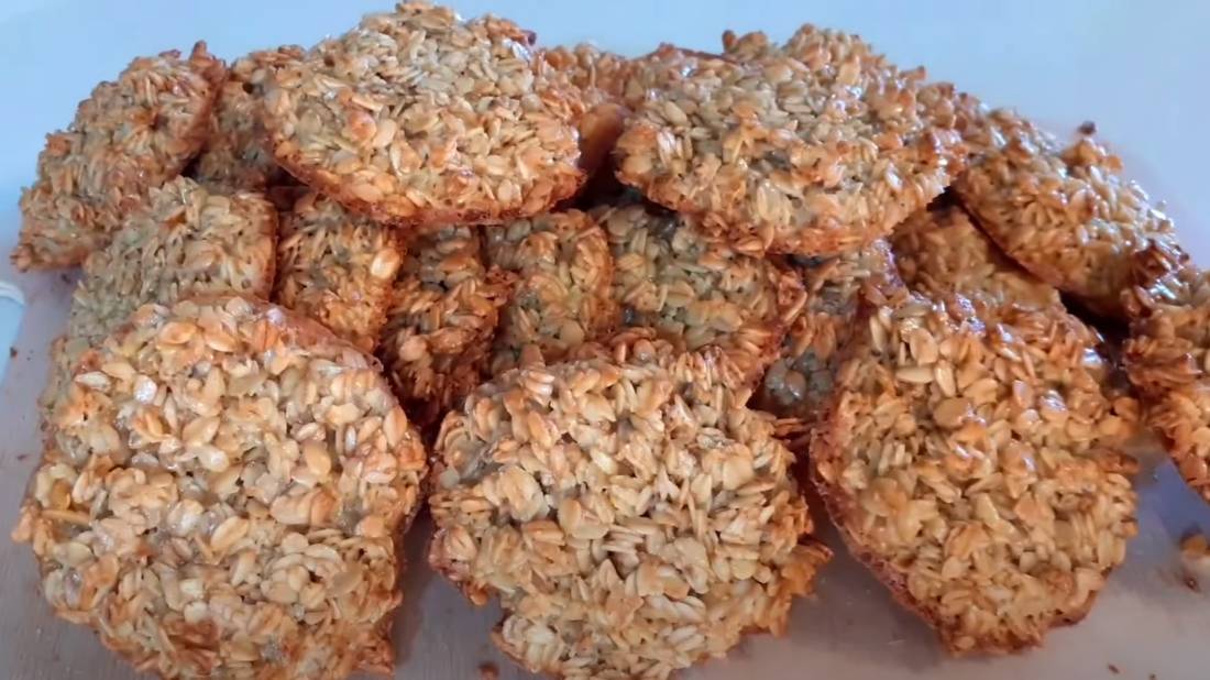 Овсяное печенье "Геркулес" без муки, очень простой рецепт! смотреть онлайн