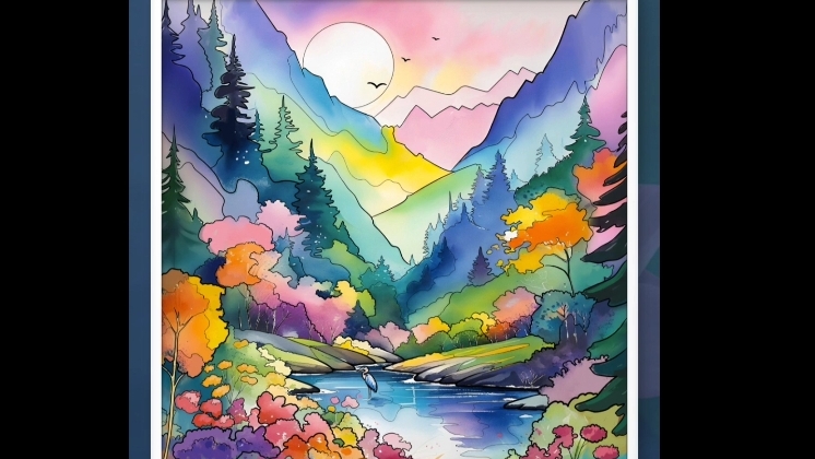 игра раскраска Zen Color