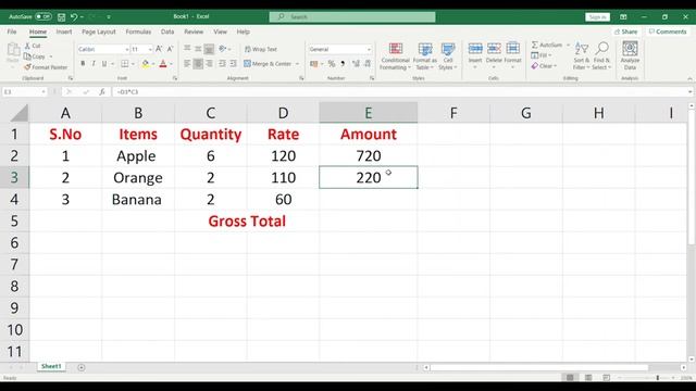 Excel Formula Basics | Calculation Methods | Excel தமிழ் Tutorial For Beginners