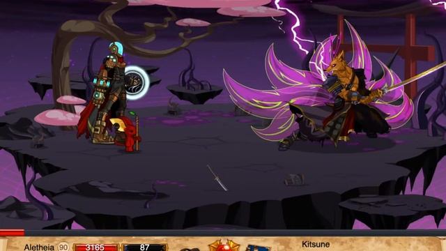 DragonFable - Technomancer vs Kitsune, the Shogun (NDC, Dragonless) смотреть онлайн