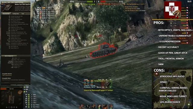 [ENG] World of Tanks: T26E4 Superpershing Quickreview смотреть онлайн