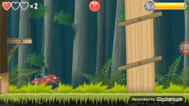 прошёл 2 боссов в игре красный шарик 4