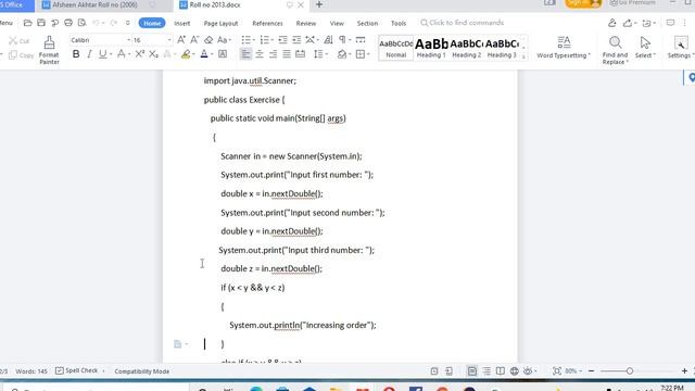 2013Write a program that accepts three numbers from the user and prints increasing, decreasing.... смотреть онлайн
