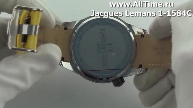 Мужские наручные швейцарские часы Jacques Lemans 1-1584C смотреть онлайн