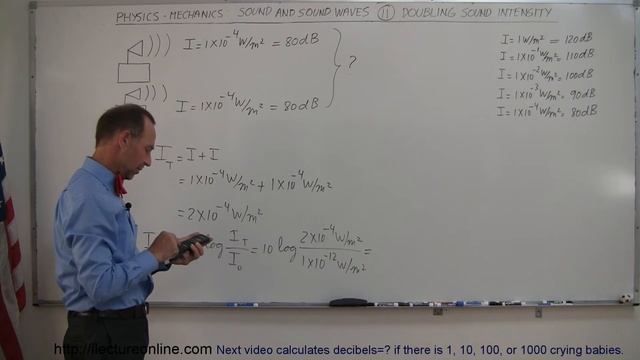 Physics 20  Sound And Sound Waves (11 Of 49) Doubling Sound Intensity
