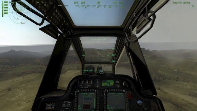 AH-64 AGM-114 Hellfire BGCompany ArmA server смотреть онлайн
