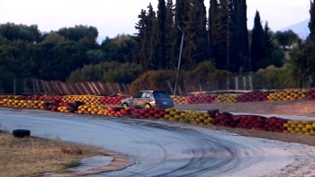 Drift Show από το Θανάση Τζούνη με Toyota Starlet Track Day KartMania | MarketNetgr