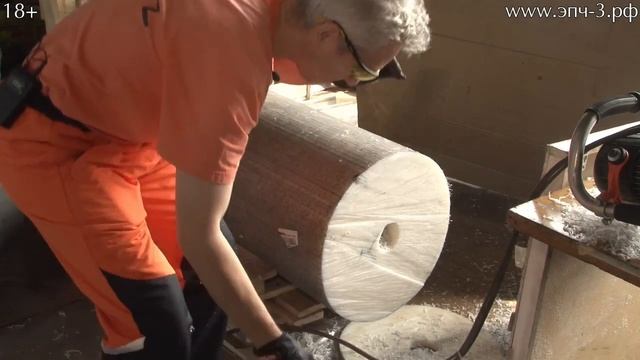 Режем ПНД 450 мм