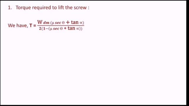 Machine Design - Design of Power screws - Problems on torque, efficieny of the power screw смотреть онлайн