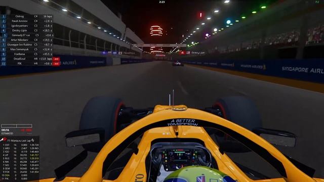 ACF1 Mania 2020 / Assetto Corsa/ Singpapore 2020/ F1 Sprint League смотреть онлайн