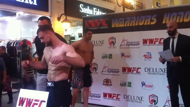 WWFC Warior Honor 2: Взвешивание, 13 мая Харьков