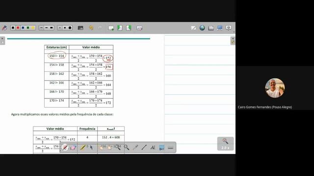 Medidas De Posição E Tendência Central Com Classes