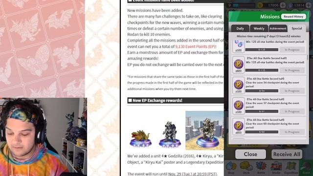 4th Angel Descends part 2! Godzilla Battle Line x Neon Genesis Evangelion event смотреть онлайн