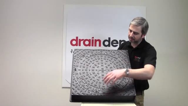 450mm PVC Underground Drainage Square Top Inspection Chamber Cover A15 Loading