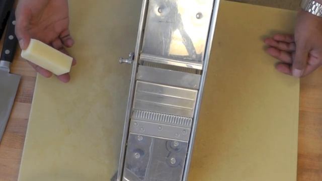 How to Cut Pommes Soufflées - How to Cut Potato Puffs - How to use Mandoline - Cooking Classes смотреть онлайн